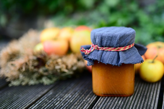 Grapefruit Marmelade im Glas